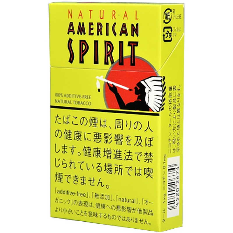 日本美国精神American spirit淡黄色