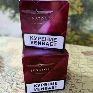 俄罗斯参议院Senator精装红色铁盒