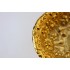 brookson纯银镀金花朵雕刻果盘一对992.5g古董收藏