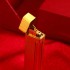 Pierre Cardin皮尔卡丹充气打火机金色拉丝纹长拨轮实拍真品