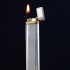 法国cartier卡地亚打火机镀银竖条纹三色金加长款男士专用打火机收藏