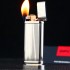 法国Cartier卡地亚打火机镀银竖条纹台式气体打火机收藏