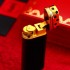 法国Cartier卡地亚打火机黑色漆面三色金短款圆柱原盒收藏