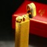 卡地亚Cartier充气打火机镀金小陨石坑三色金长款圆柱