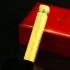 卡地亚Cartier充气打火机镀金小陨石坑三色金长款圆柱