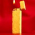法国cartier卡地亚打火机镀金锉刀纹长款圆柱气体打火机收藏