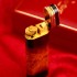Cartier卡地亚充气打火机棕色岩浆纹三色金长款圆柱实拍真品