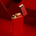 纪梵希Givenchy气体打火机玫瑰金竖条纹2000型