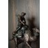 纯铜人骑骆驼雕塑摆件复古收藏