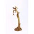 纯铜金色树藤雕塑摆件收藏