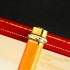 法国cartier卡地亚圆珠笔橙色岩浆纹三色金圆珠笔