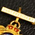 英国切斯特1961年古董9k金珐琅勋章徽章