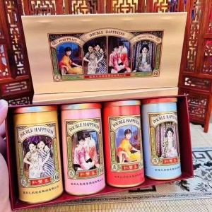 红双喜南洋七彩美人罐