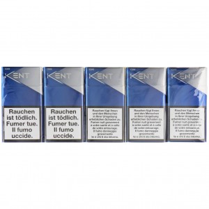 Kent hard box silver label blue 100S